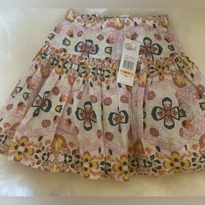 NWT PEEK FLORAL GIRLS SKORT